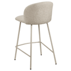 Fabric and Metal Bar Stool