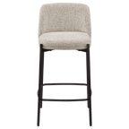 Fabric and Metal Bar Stool