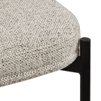 Fabric and Metal Bar Stool