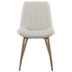 Fabric and Metal Dining Chair