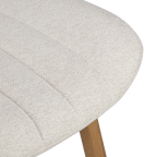 Fabric and Metal Dining Chair