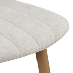 Chita Fabric and Metal Bar Stool