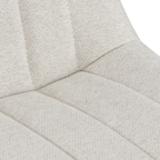 Chita Fabric and Metal Bar Stool