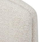 Fabric and wood accent chair