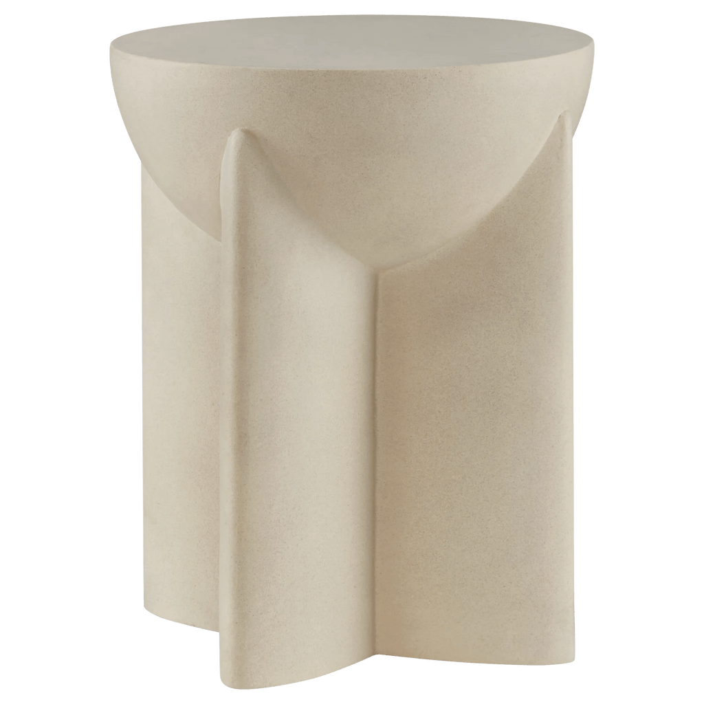 Concrete-Look Side Table