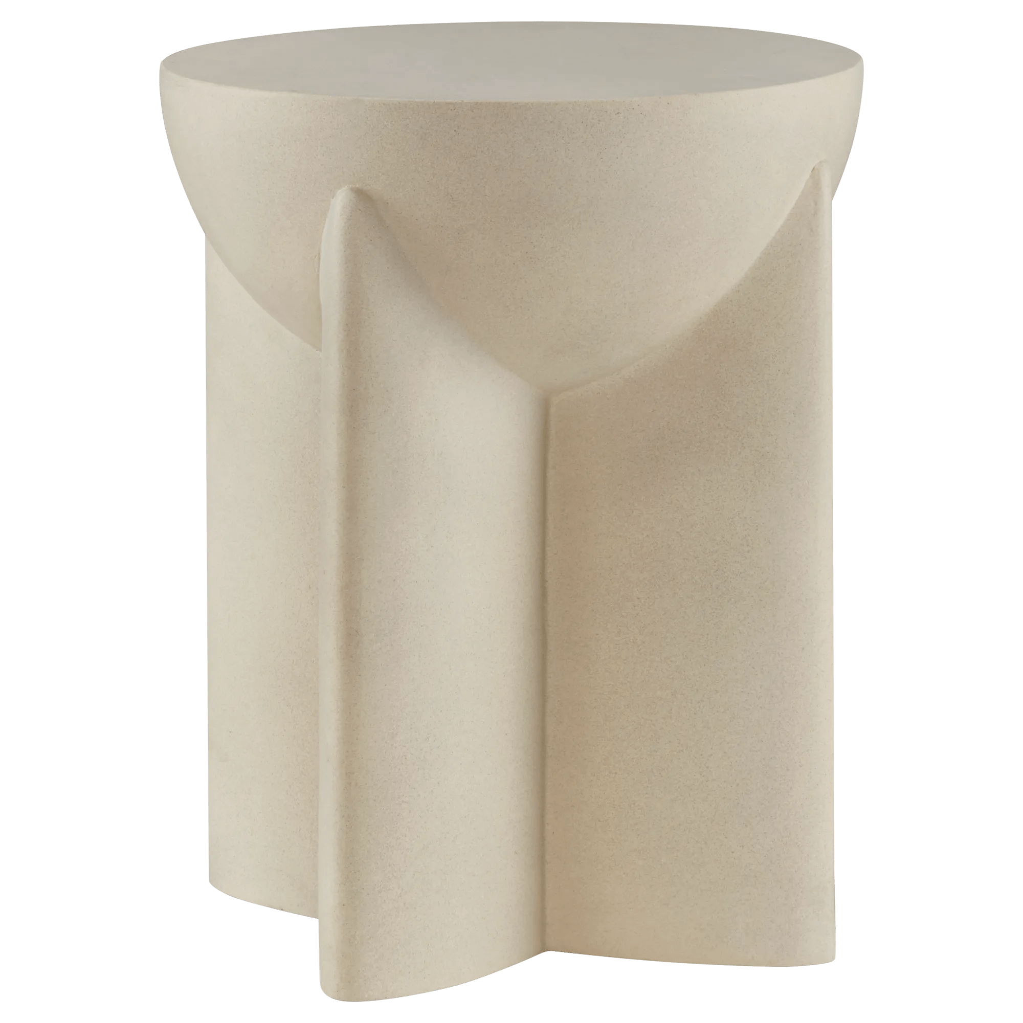 Concrete-Look Side Table