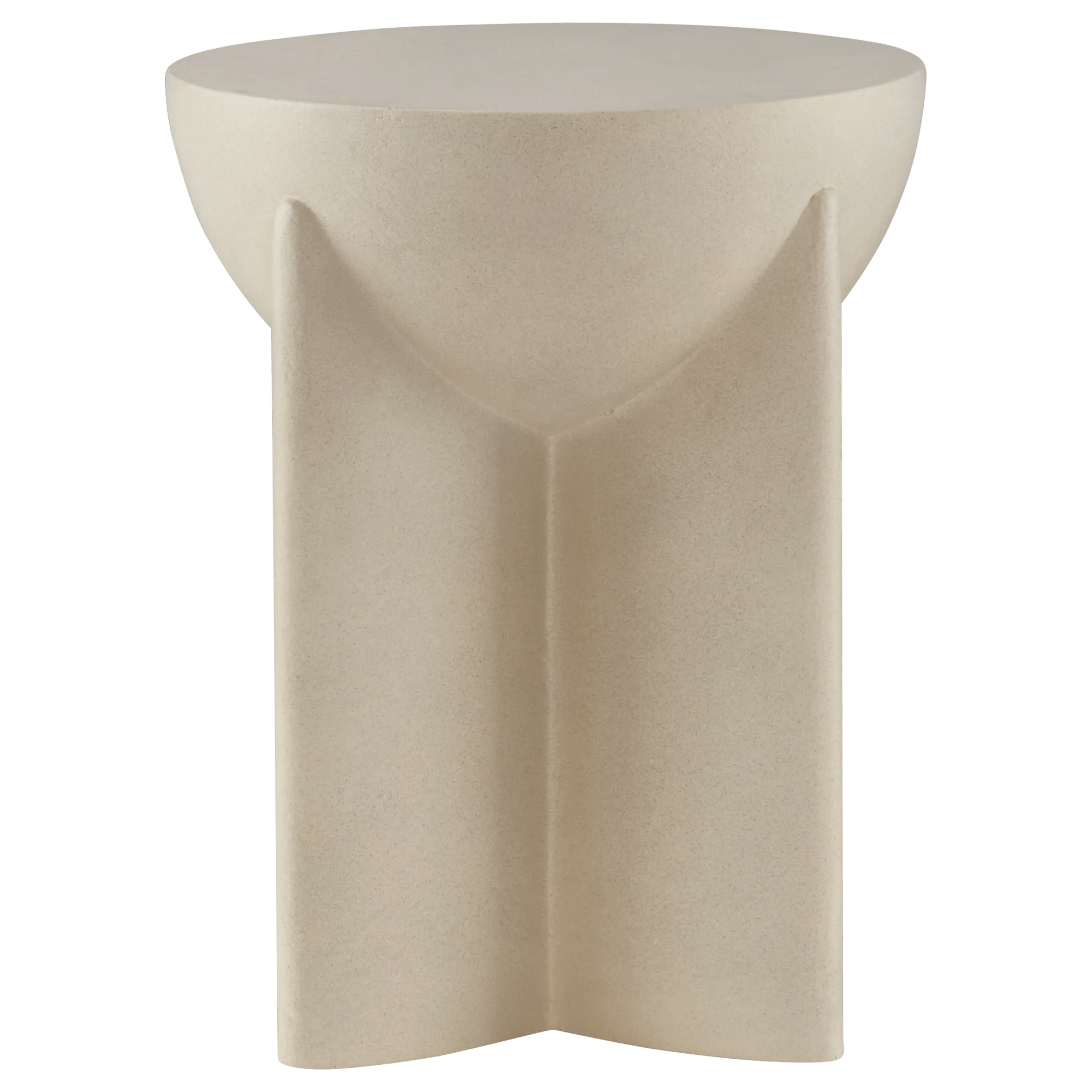 Concrete-Look Side Table