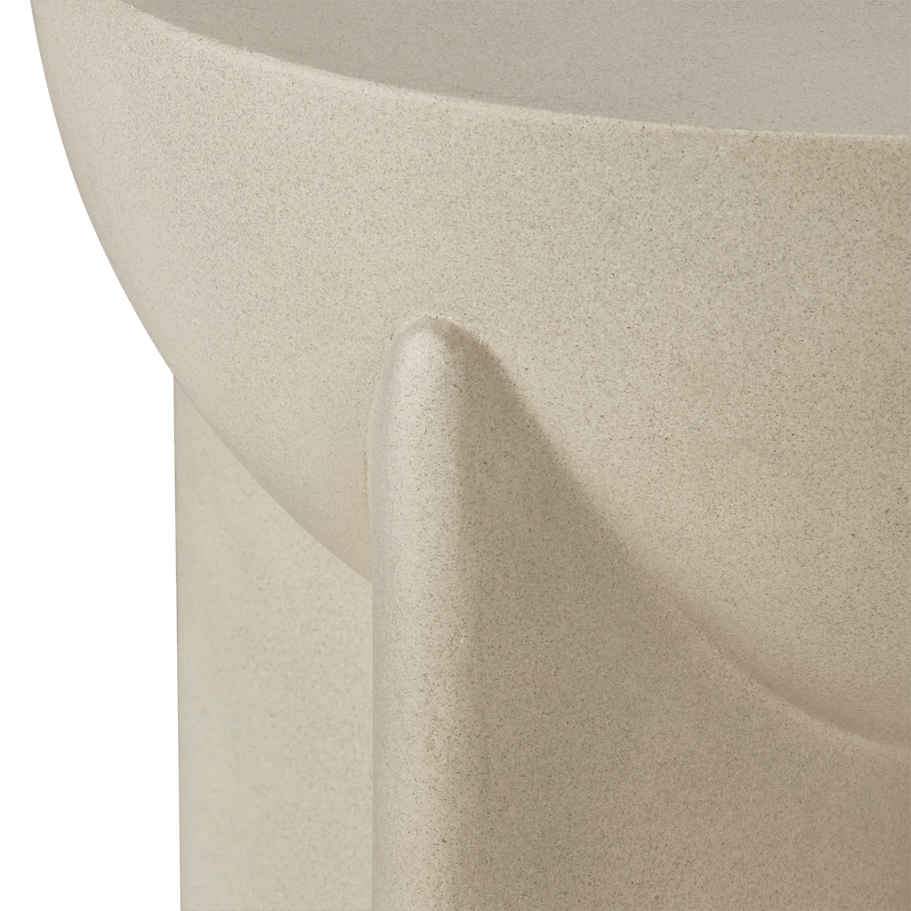 Concrete-Look Side Table