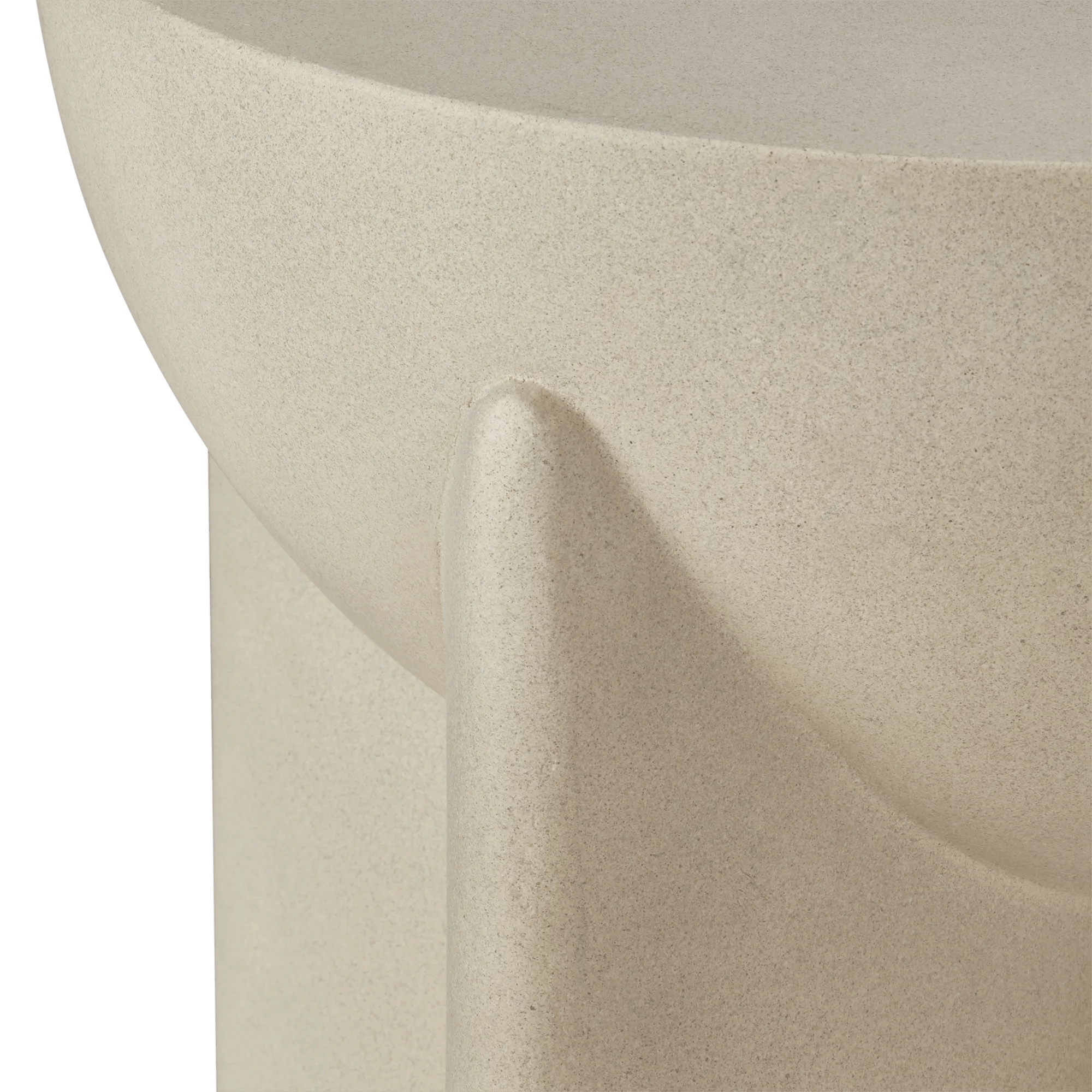 Concrete-Look Side Table