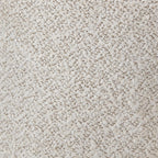 Fabric and Wood Ottoman