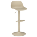 Beige Metal & Plastic Bar Stool