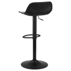 Black Metal & Plastic Bar Stool