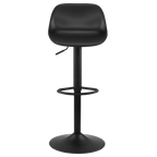 Black Metal & Plastic Bar Stool