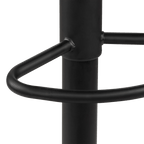 Black Metal & Plastic Bar Stool