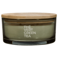 Green Tea Candle with Wooden Lid