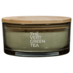 Green Tea Candle with Wooden Lid