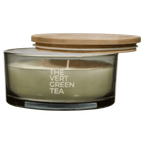 Green Tea Candle with Wooden Lid