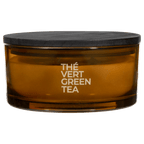 Bouclair Green Tea Candle with Wooden Lid