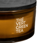 Bouclair Green Tea Candle with Wooden Lid
