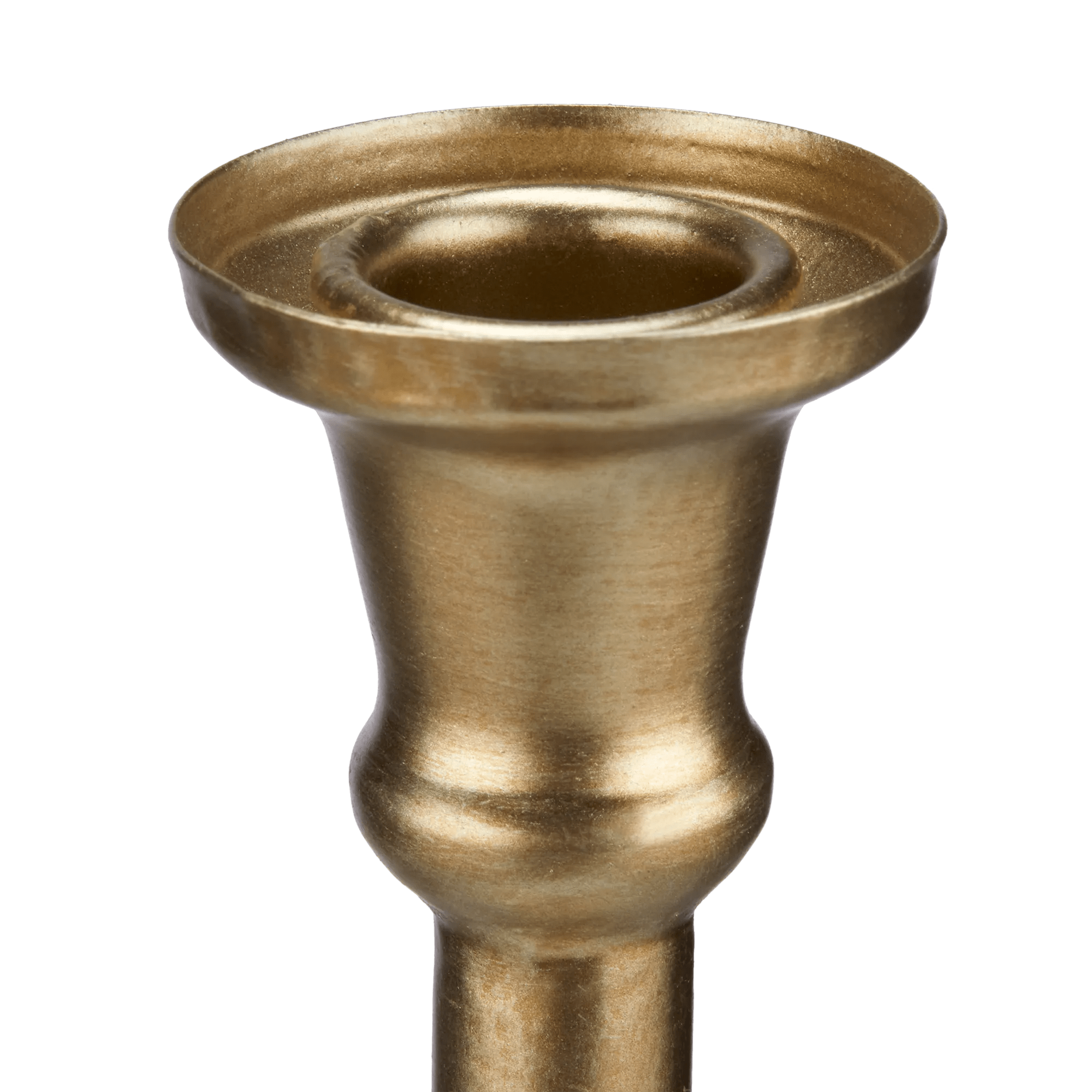 Gold Metal Candle Holder