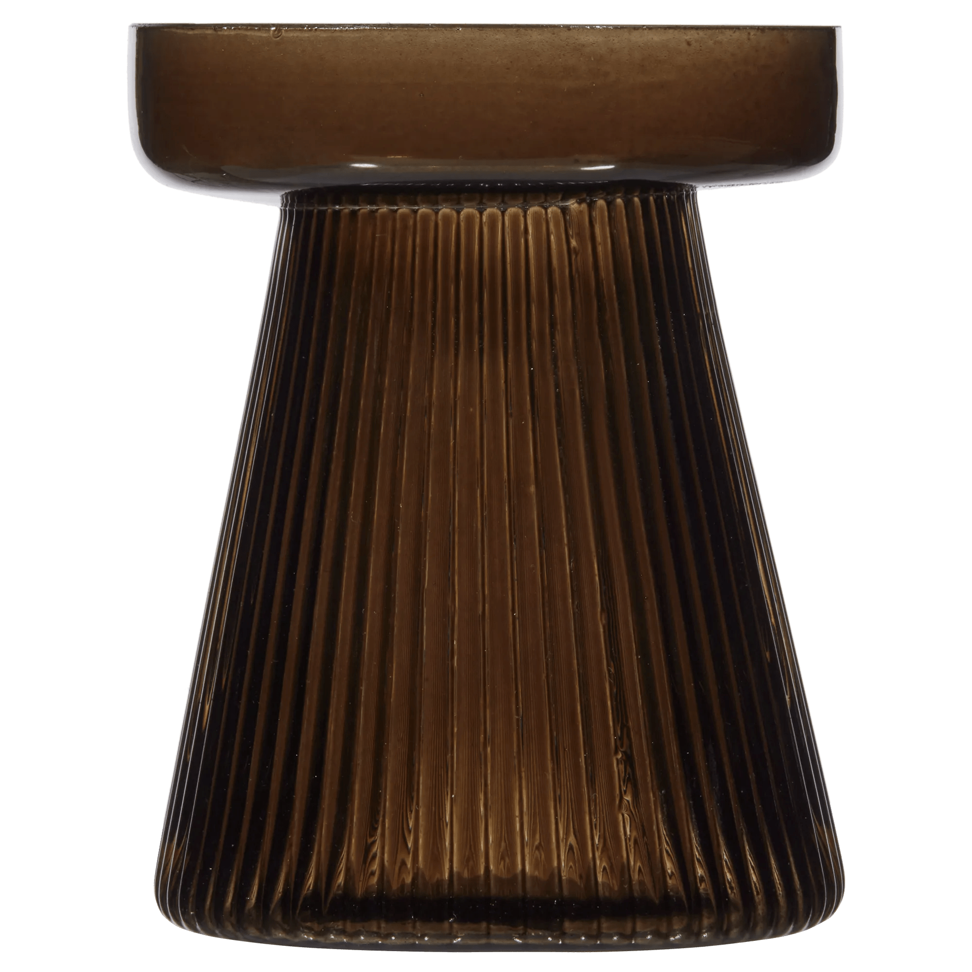 Glass Pillar Candle Holder