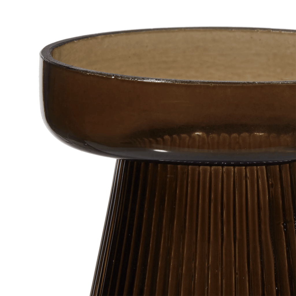 Glass Pillar Candle Holder