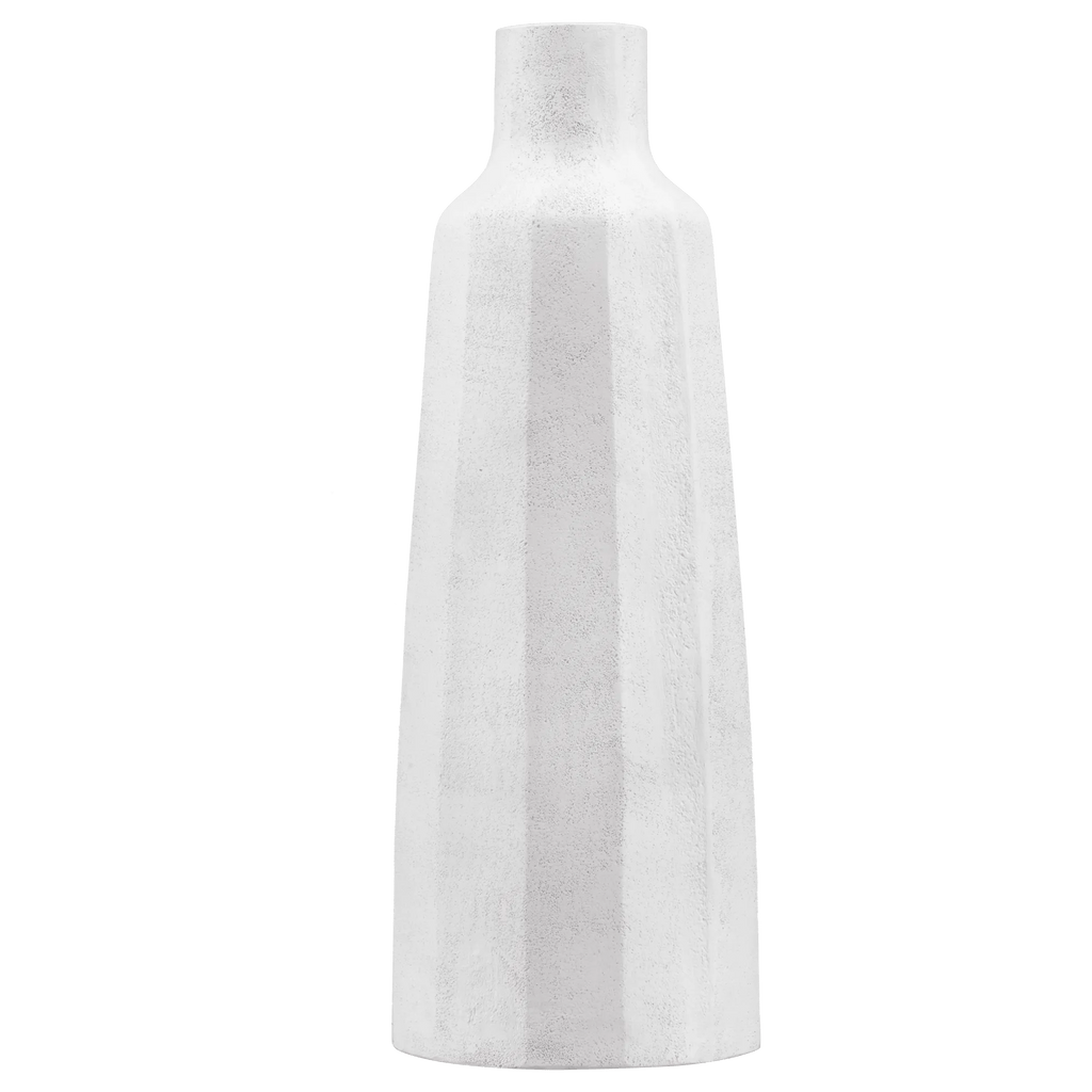 White Floor Vase