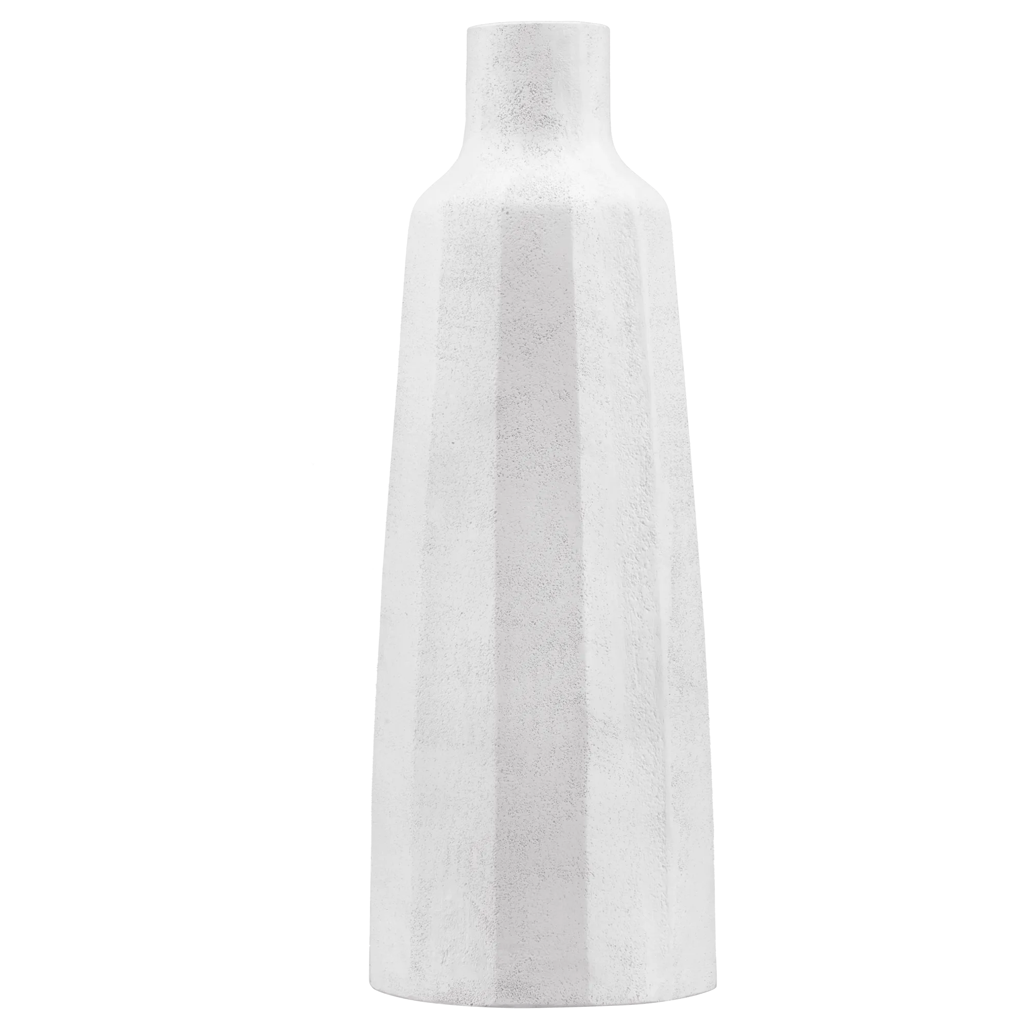 White Floor Vase