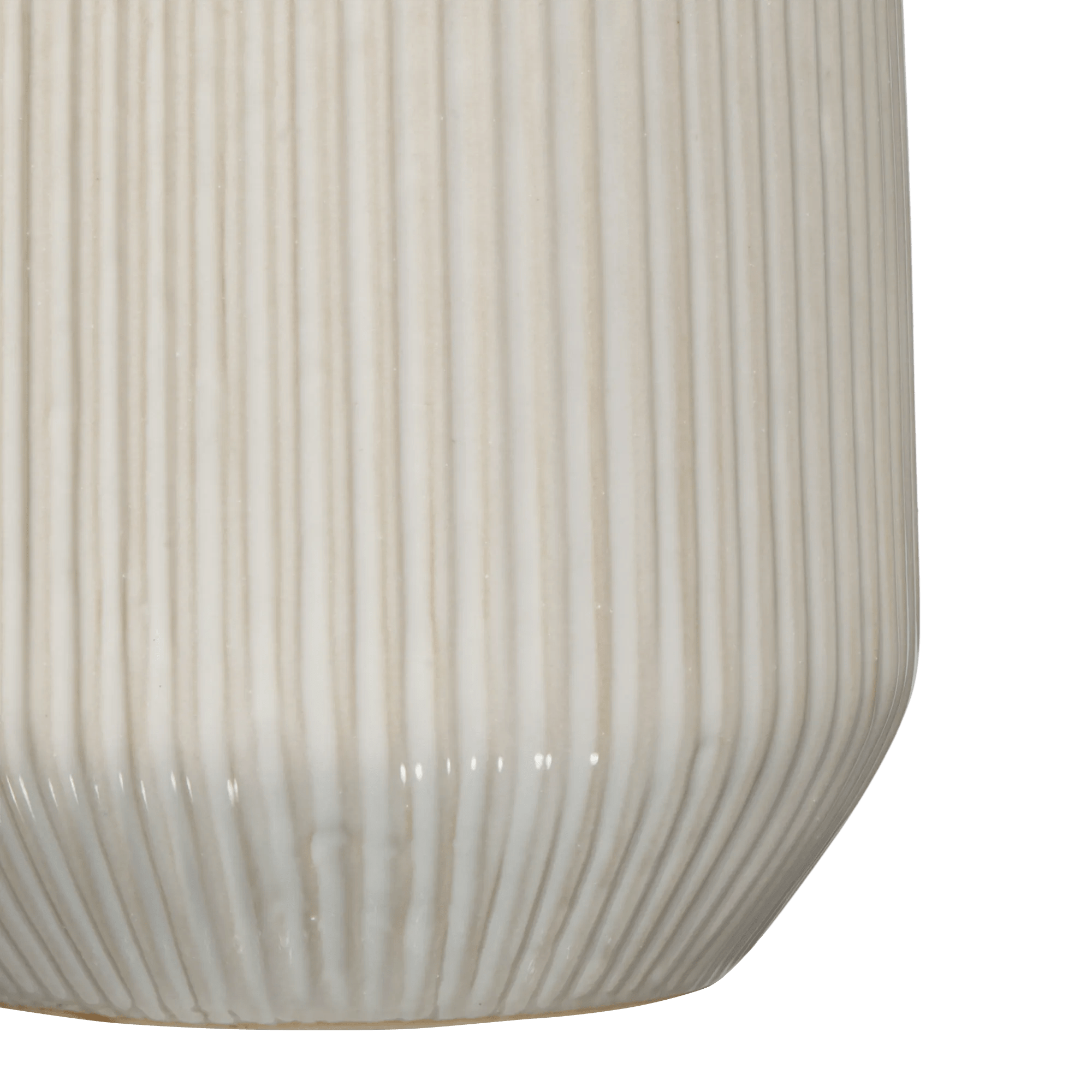 Ribbed 2-Tone Vase
