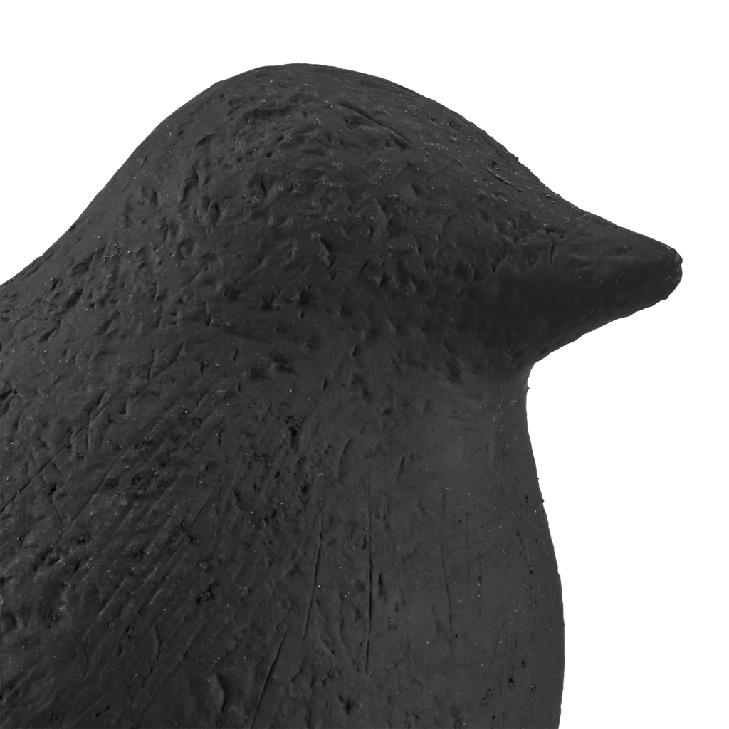 Black Ceramic Decorative Bird