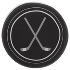 Shaped Cushion with Hockey Sticks