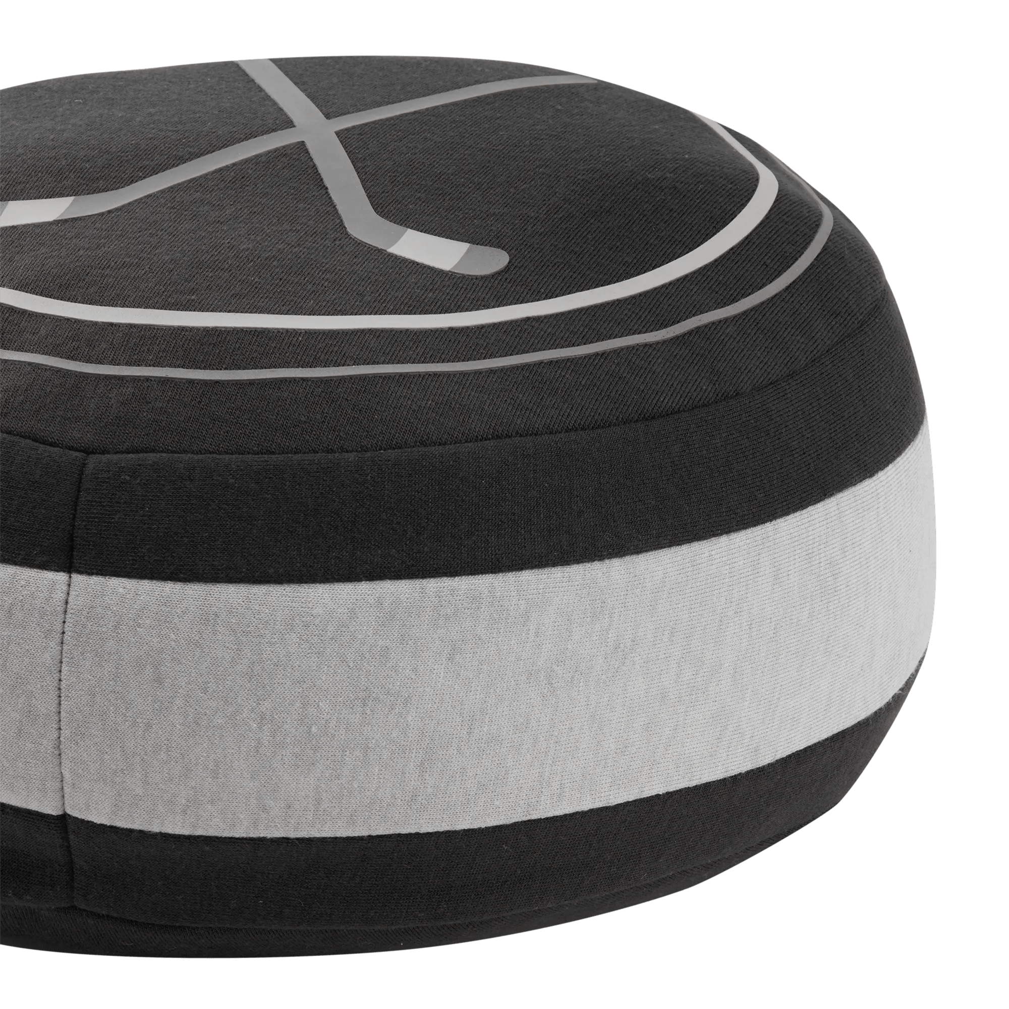 Shaped Cushion with Hockey Sticks