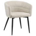 Fabric and Metal Accent Chair