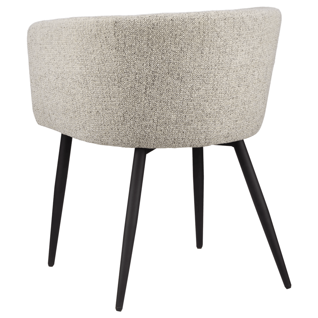 Fabric and Metal Accent Chair