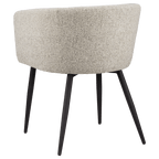 Fabric and Metal Accent Chair