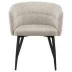 Fabric and Metal Accent Chair