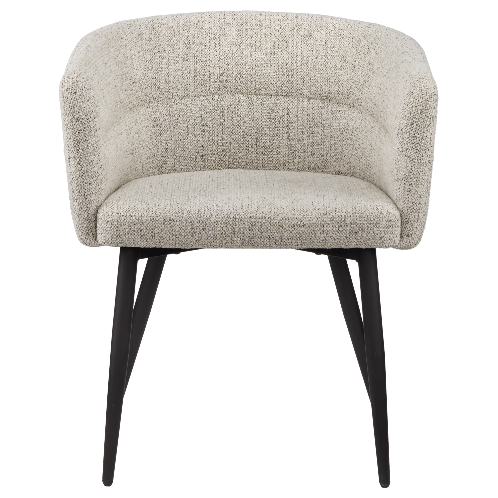 Fabric and Metal Accent Chair