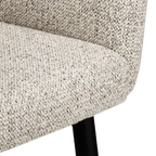 Fabric and Metal Accent Chair