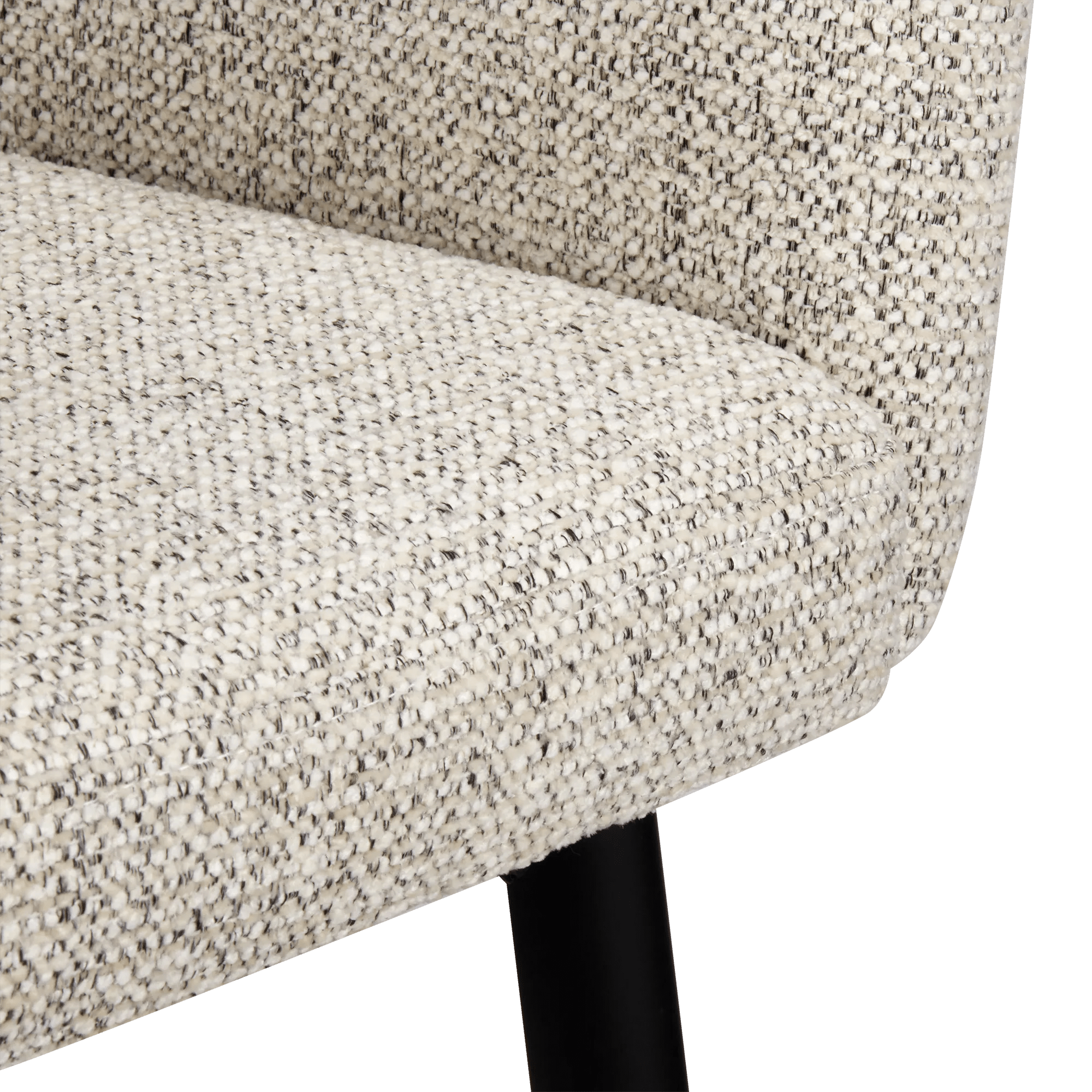 Fabric and Metal Accent Chair