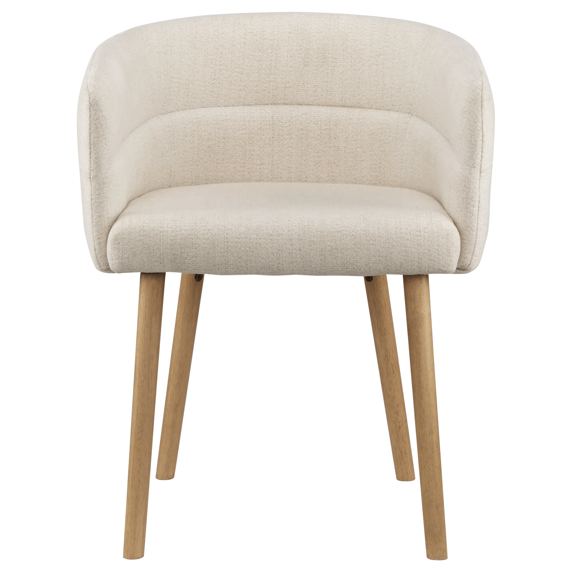 Fabric and Mango Wood Accent Chair