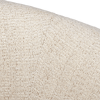 Fabric and Mango Wood Accent Chair