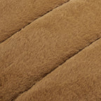 Brown Cougar Faux Fur Throw Pillow