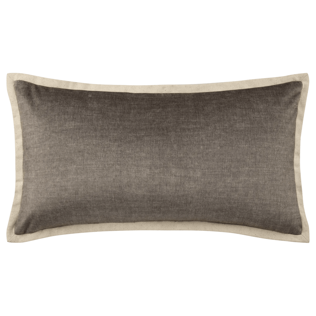 Taupe Beatrice Decorative Lumbar Pillow