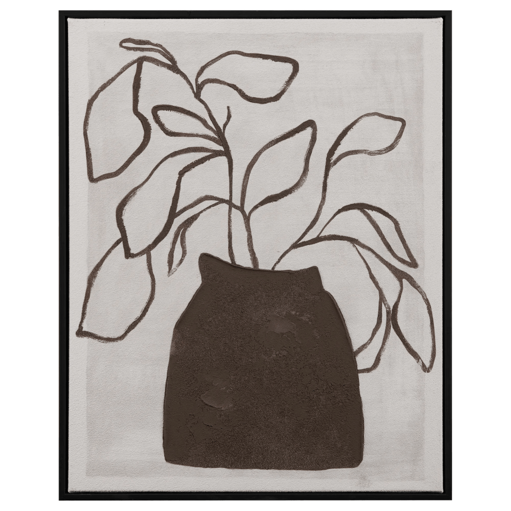 Stems in Pot Framed Art