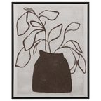 Stems in Pot Framed Art