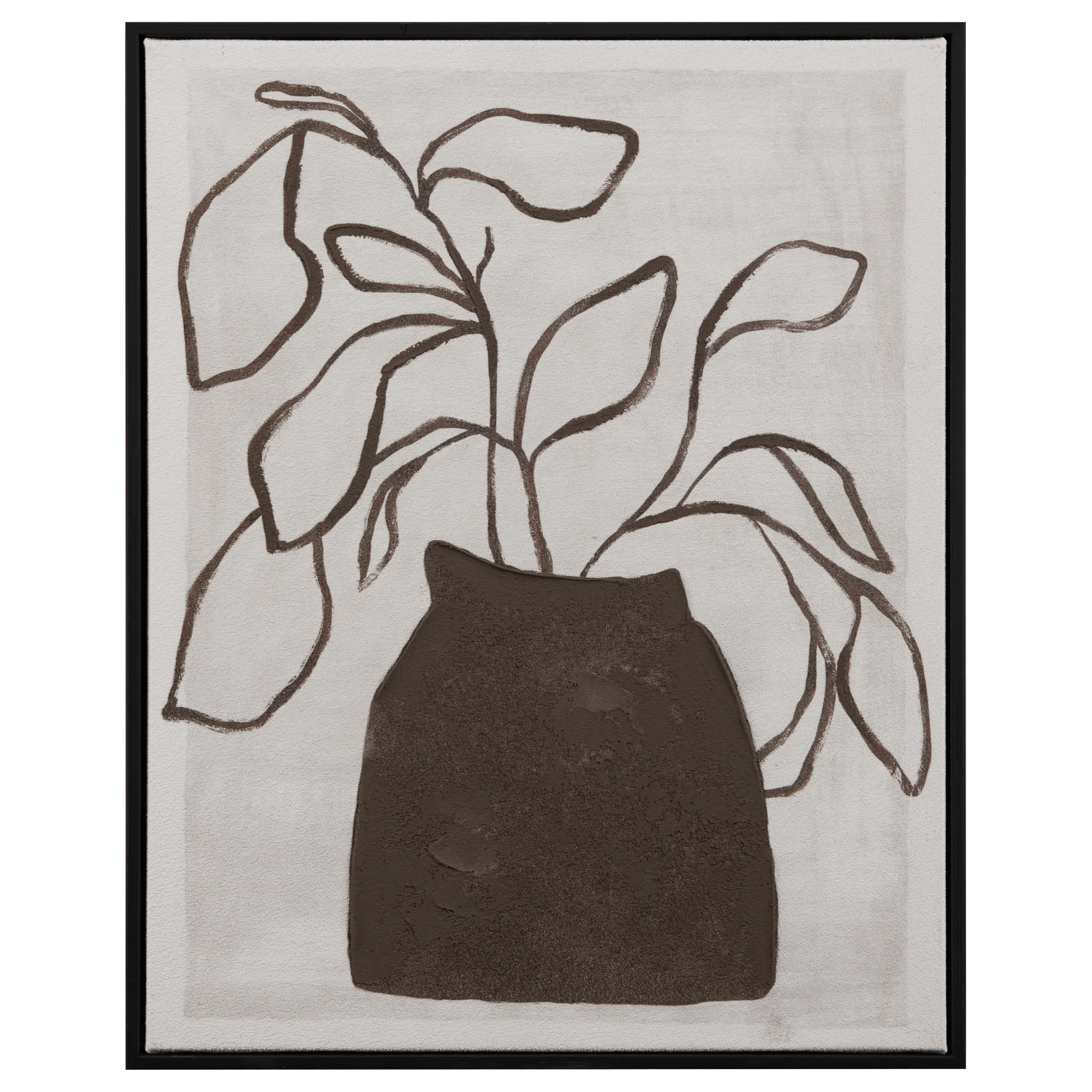 Stems in Pot Framed Art