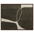 Green Abstract Framed Art