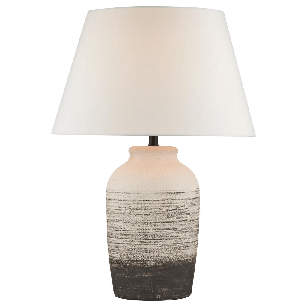 Striped Ceramic Table Lamp