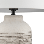 Striped Ceramic Table Lamp