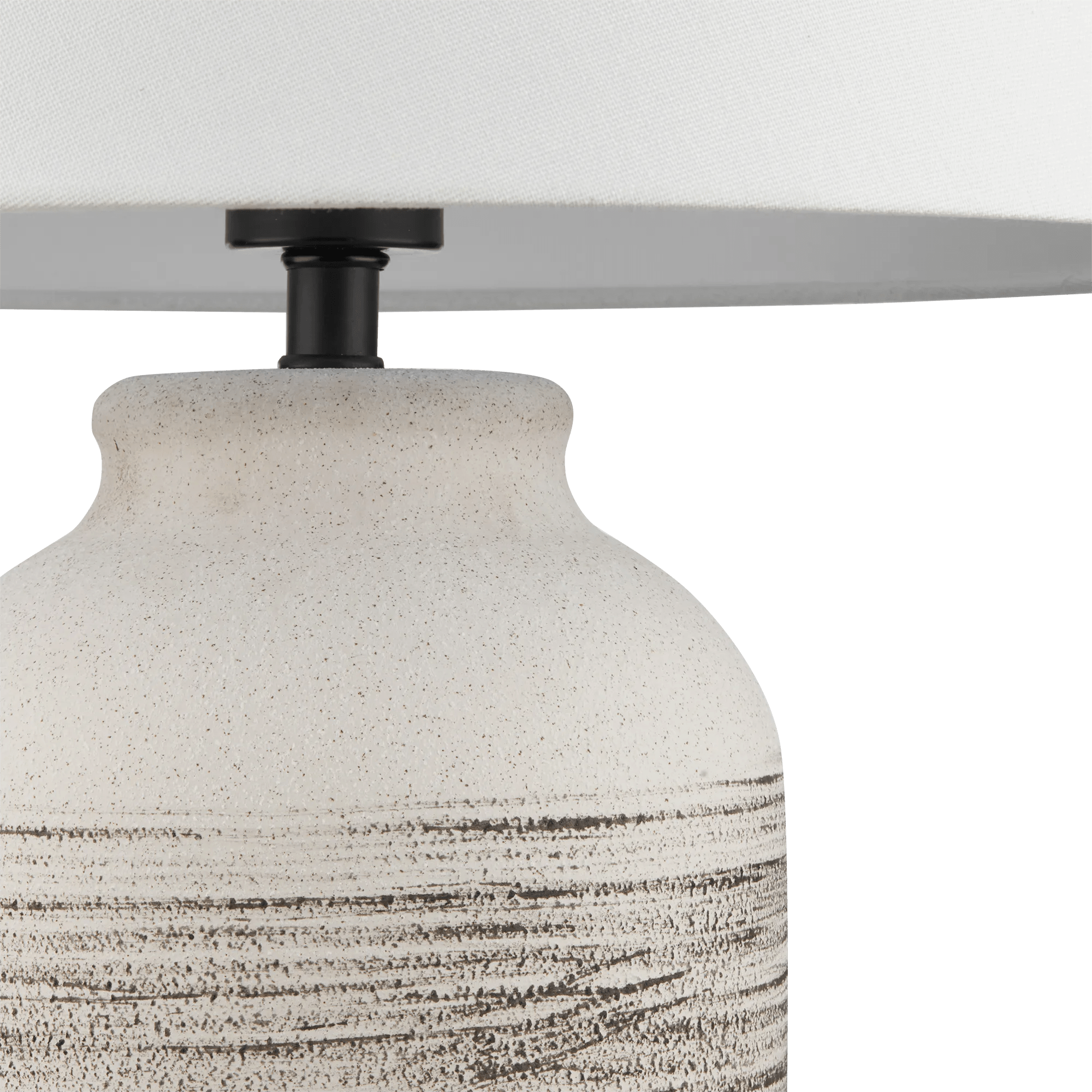 Striped Ceramic Table Lamp